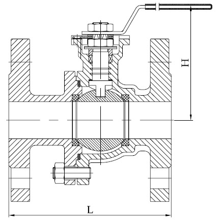 1689772125175866.png 良工閥門不銹鋼法蘭球閥結構圖