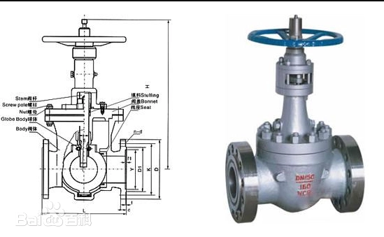 良工軌道球閥結構圖