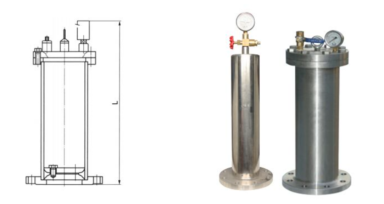活塞式水錘吸納器結構圖